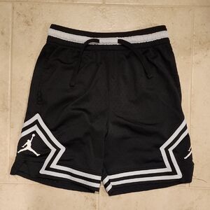 Jordan Black Shorts with White Trim Michael Jordan